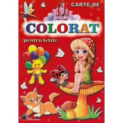 Carte de colorat pentru fetite