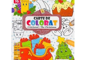 Carte de colorat. Craciunul. The Christmas