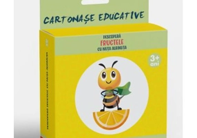 Descopera FRUCTELE cu Nuta Albinuta (12 cartonase educative)