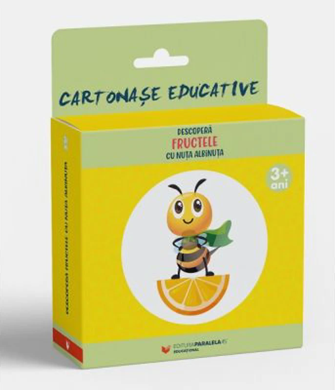 Descopera FRUCTELE cu Nuta Albinuta (12 cartonase educative)