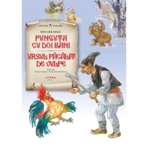 Punguta cu doi bani. Ursul pacalit de vulpe