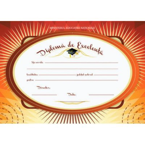 Diploma scolara de EXCELENTA (DLFD010A)