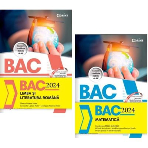 Pachet Bacalaureat 2024. Limba Romana si Matematica