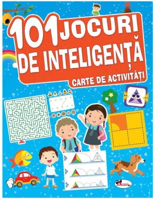 101 jocuri de inteligenta. Carte de activitati