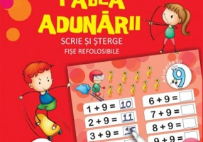 Tabla adunarii. Scrie si sterge. Fise refolosibile