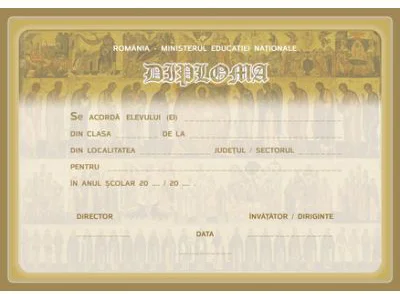 Diploma scolara RELIGIE (DLF015)