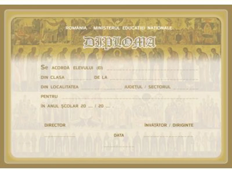 Diploma scolara RELIGIE (DLF015)