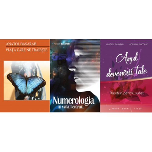 Despre Psihologie si Numerologie, autor Anatol Basarab - Pachet 3 carti