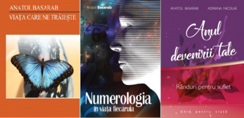 Despre Psihologie si Numerologie, autor Anatol Basarab - Pachet 3 carti