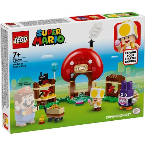 LEGO Super Mario. Set de extindere. Nabbit la magazinul lui Toad 71429, 230 piese