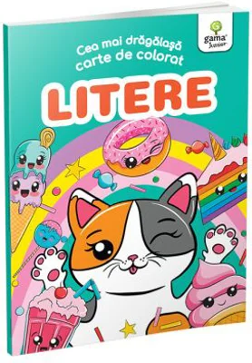 Litere. Cea mai dragalasa carte de colorat