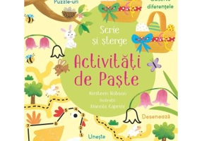 Scrie si sterge. Activitati de Paste (Usborne)