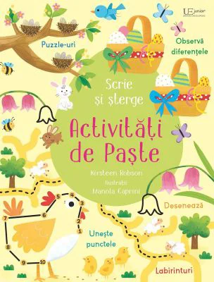 Scrie si sterge. Activitati de Paste (Usborne)