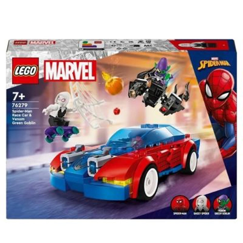 LEGO Marvel Super Heroes. Masina de curse a Omului Paianjen si Venom Green Goblin 76279, 227 piese