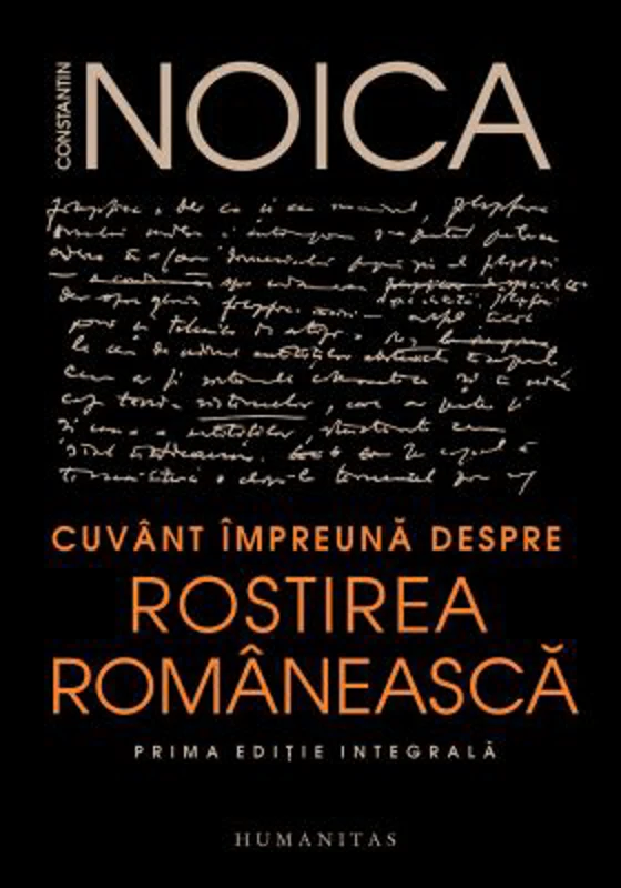 Cuvant impreuna despre rostirea romaneasca - Constantin Noica