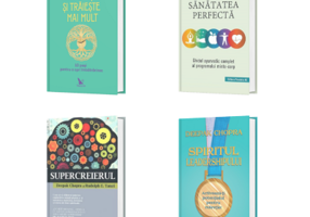 Pachet format din 4 titluri Intinereste si traieste mai mult, Sanatatea perfecta, Supercreierul, Spiritul leadership-ului - Deepak Chopra