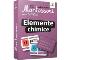 Elemente chimice. Carti de joc educative Montessori 6-12 ani