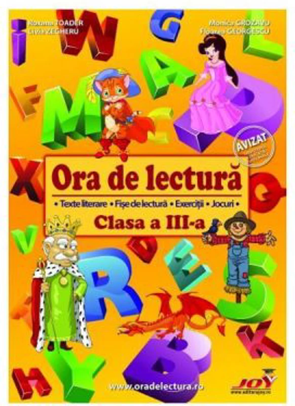 Ora de lectura. Clasa 3 - Roxana Toader, Monica Grozavu, Livia Zegheru