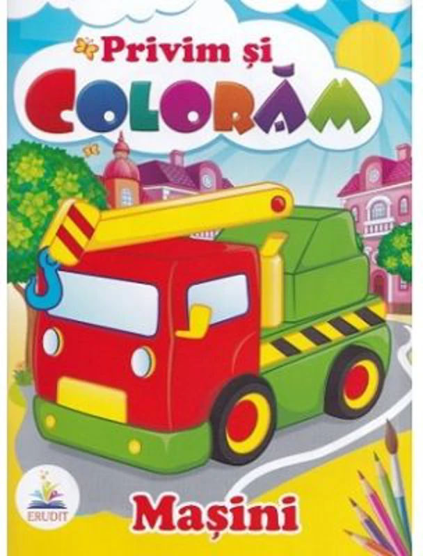 Privim si coloram. Masini