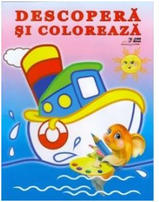Descopera si coloreaza. Mijloace de transport