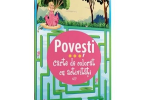 Carte de colorat cu activitati. Povesti