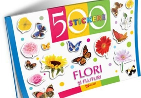 Flori si fluturi. 500 stickere