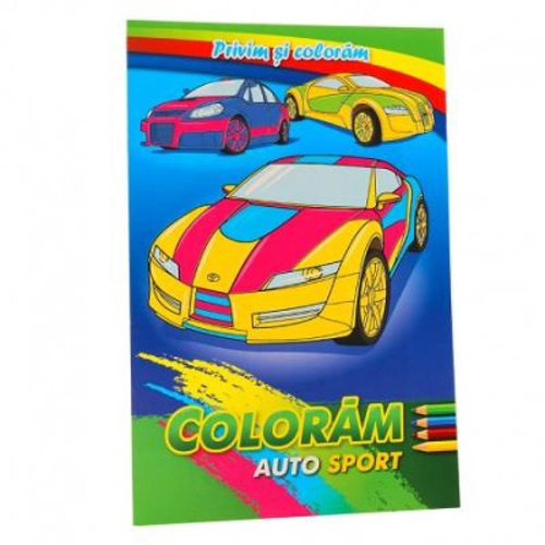 Coloram Auto sport. Privim si coloram