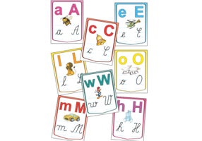 Alfabetul limbii romane. Set planse (KP-020) - 30x40