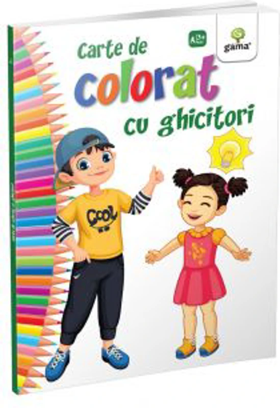 Carte de colorat cu ghicitori