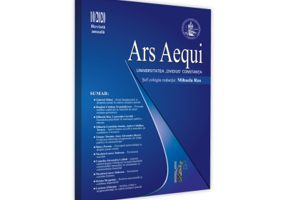 ARS AEQUI nr. 10/2020 - Mihaela Rus