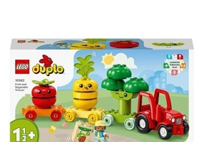 LEGO DUPLO. Tractor cu fructe si legume 10982, 19 piese