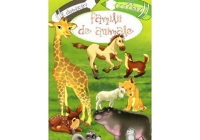 E distractiv sa colorez familii de animale