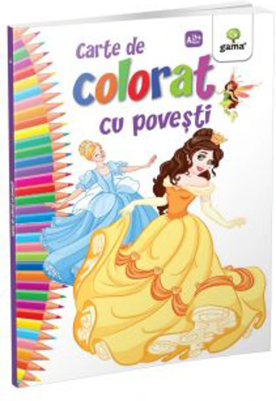 Carte de colorat cu povesti