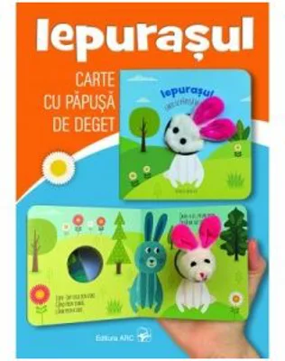 Iepurasul. Carte cu papusa de deget
