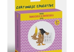 Invata INMULTIREA SI IMPARTIREA cu BU (21 de cartonase educative)