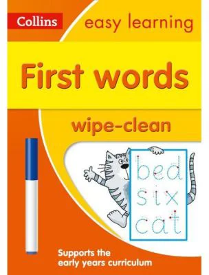 Wipe-clean. First Words Ages 3-5