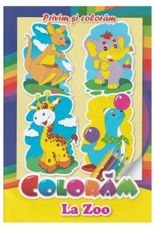 Coloram La zoo. Privim si coloram
