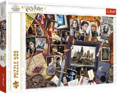 Puzzle Harry Potter memoriile de la Hogwarts 500 de piese