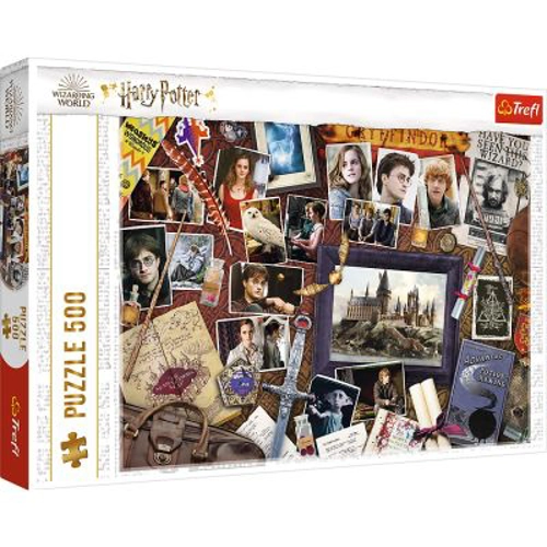 Puzzle Harry Potter memoriile de la Hogwarts 500 de piese