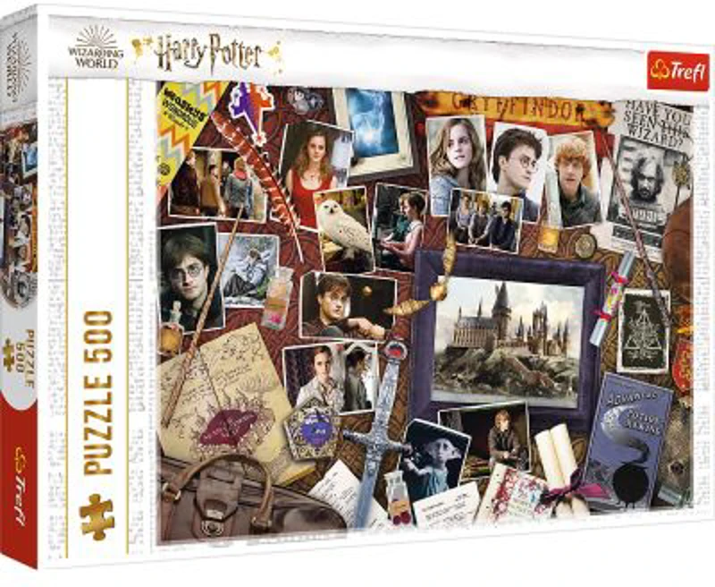 Puzzle Harry Potter memoriile de la Hogwarts 500 de piese