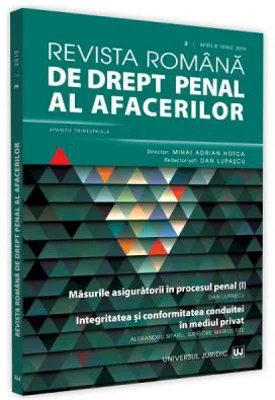 Revista romana de drept penal al afacerilor Nr. 2 Aprilie-Iunie 2019