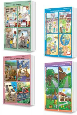 Set de 4 caiete, pentru clasa pregatitoare, semestrul 2 - Daniela Stoicescu