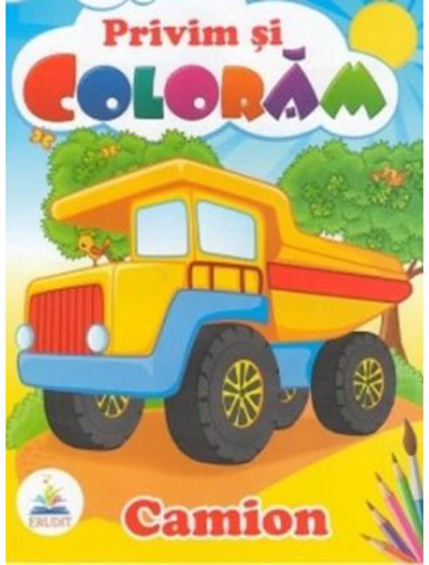 Privim si coloram. Camion