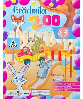 Gradinita Zoo. Pachet educational pentru Grupa mica si Grupa mijlocie