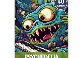 Carte de colorat cu 40 de ilustratii, Psychedelia