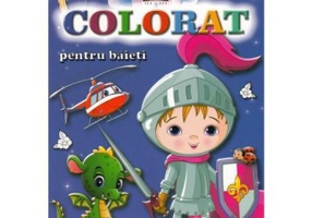 Carte de colorat pentru baieti