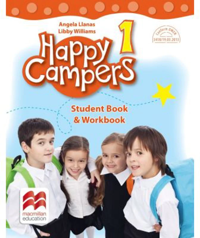 Happy Campers. Student's Book and Workbook, clasa I - Angela Llanas
