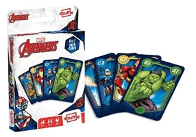 Set jocuri cu carti 4 in 1, Marvel Avengers