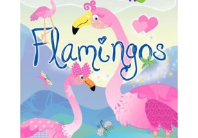 Flamingos Colours (bleu)