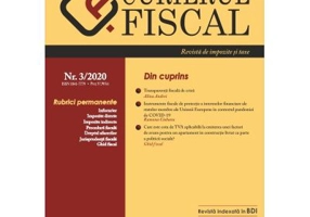 Curierul fiscal nr. 3/2020